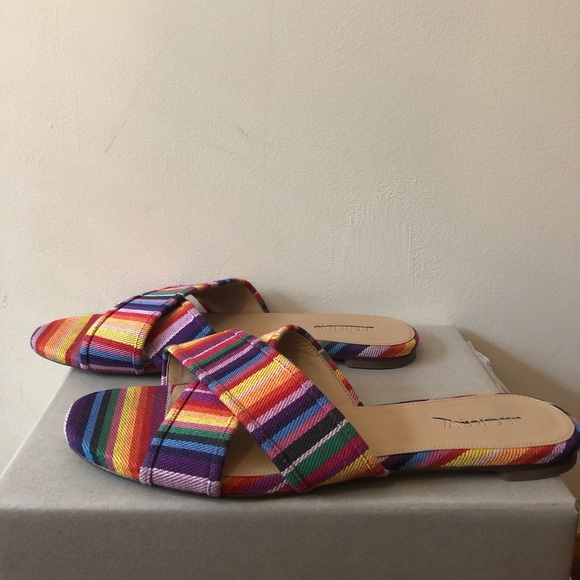 j crew rainbow sandals